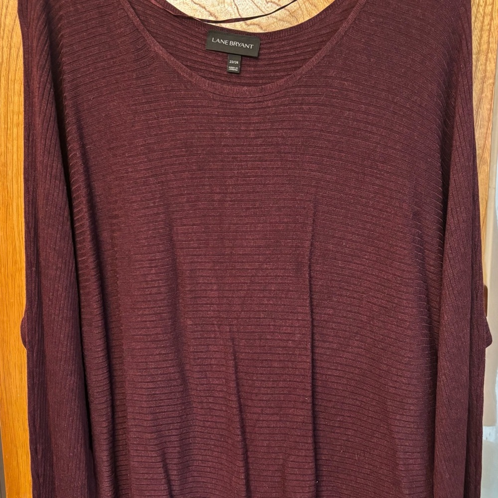 Lane Bryant Burgundy Top